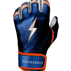 NIMMO Series Short Cuff Batting Gloves Blue|Orange