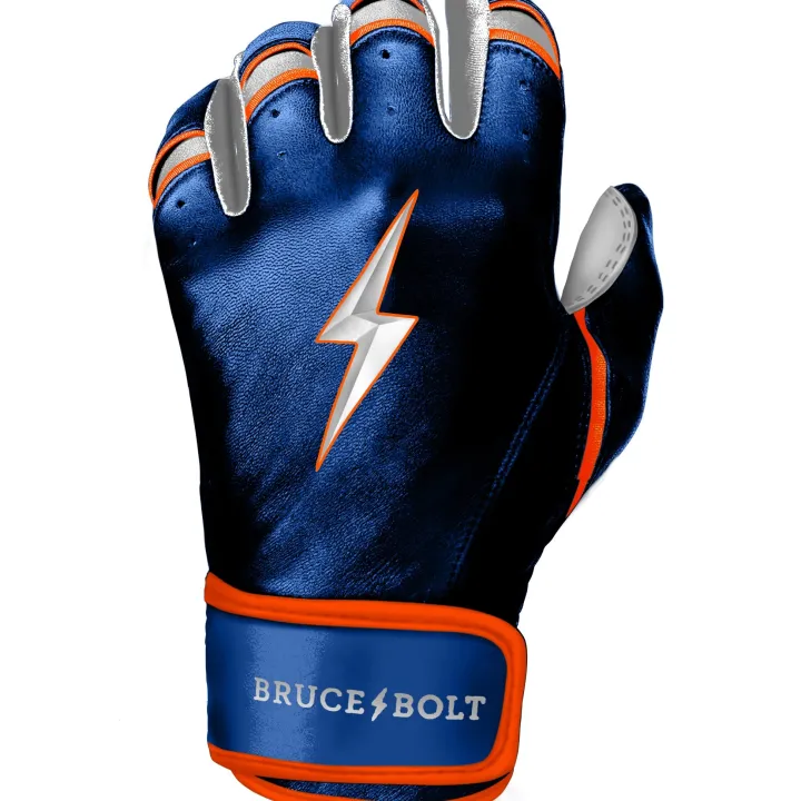 NIMMO Series Short Cuff Batting Gloves Blue|Orange