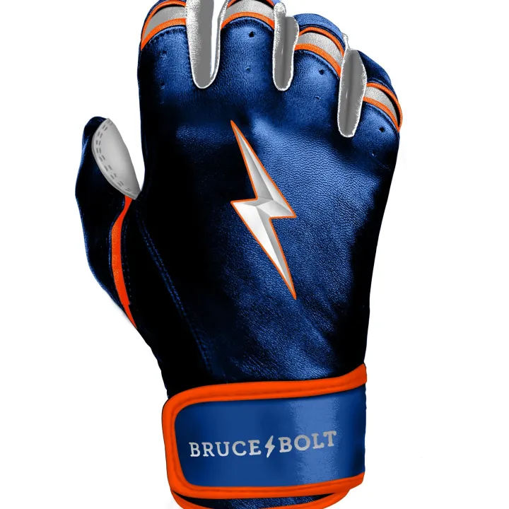 NIMMO Series Short Cuff Batting Gloves Blue|Orange