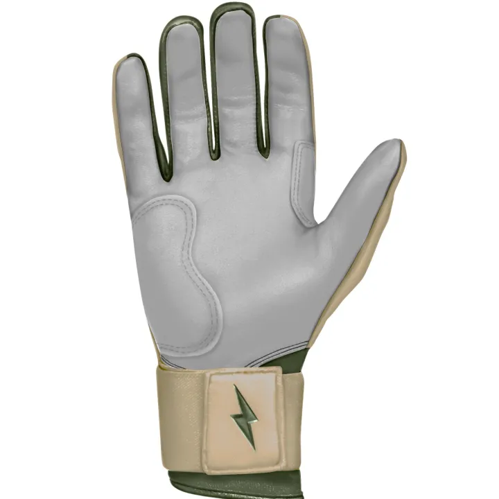 Patriot Series Long Cuff Batting Gloves Specialty|Brown