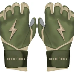 Patriot Series Long Cuff Batting Gloves Specialty|Green