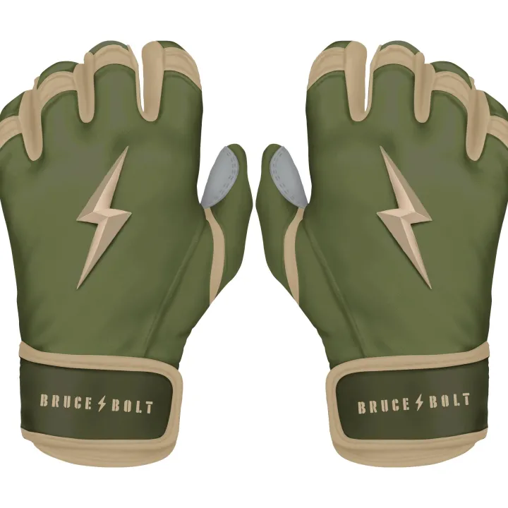 Patriot Series Short Cuff Batting Gloves Specialty|Green