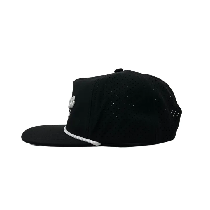 Hot Rope Snapback With White Stitched Logo Hats & Visors