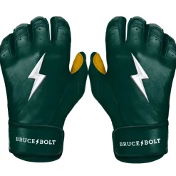 New Short Cuff Batting Gloves Green|Batting Gloves