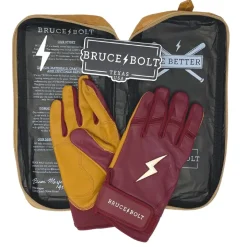 Short Cuff Batting Gloves Red|Batting Gloves