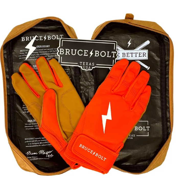 Sale Short Cuff Batting Gloves Orange|Batting Gloves