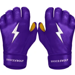 Sale Short Cuff Batting Gloves Purple|Batting Gloves