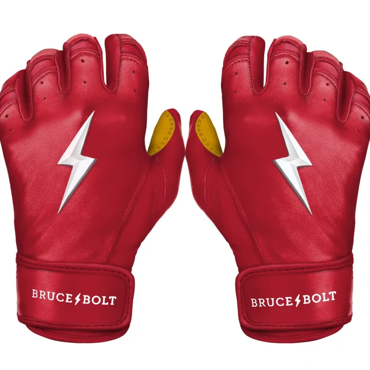 Short Cuff Batting Gloves Red|Batting Gloves
