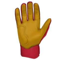Short Cuff Batting Gloves Red|Batting Gloves