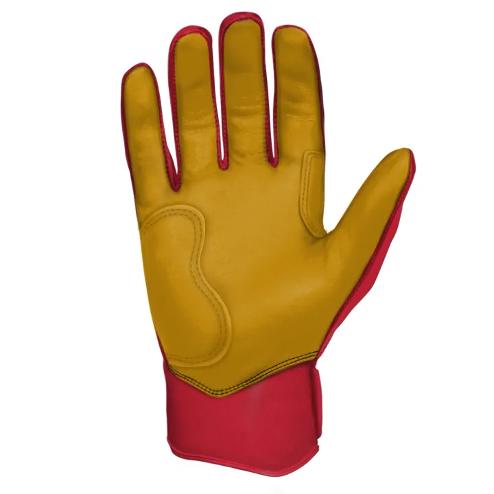 Short Cuff Batting Gloves Red|Batting Gloves