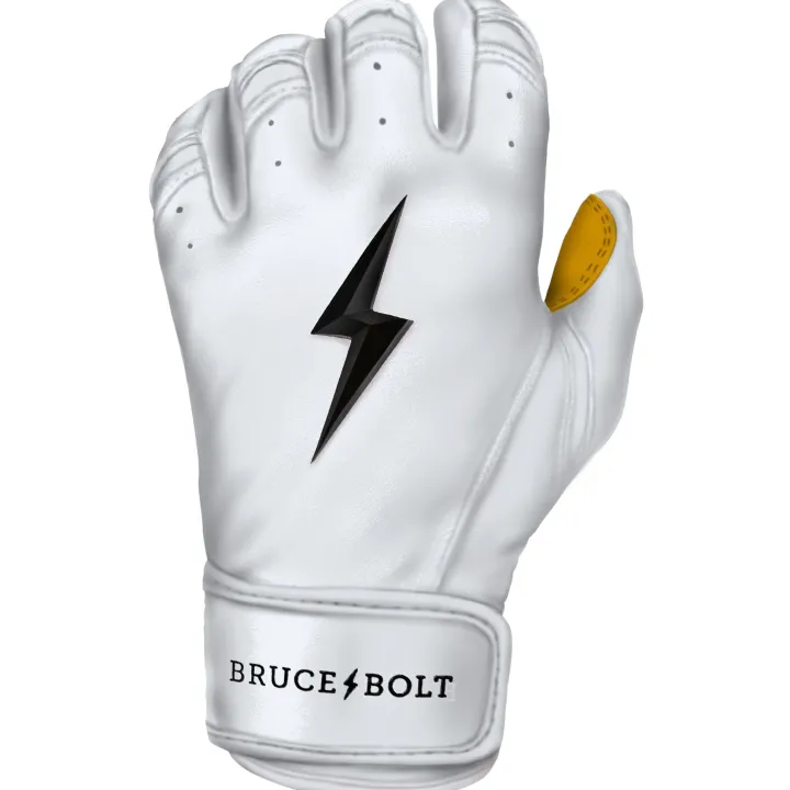 Discount Short Cuff Batting Gloves White|Batting Gloves