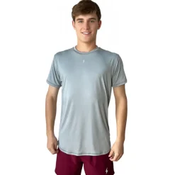 Outlet Short Sleeve Performance T-Shirt With Reflective Bolt Performance Tees