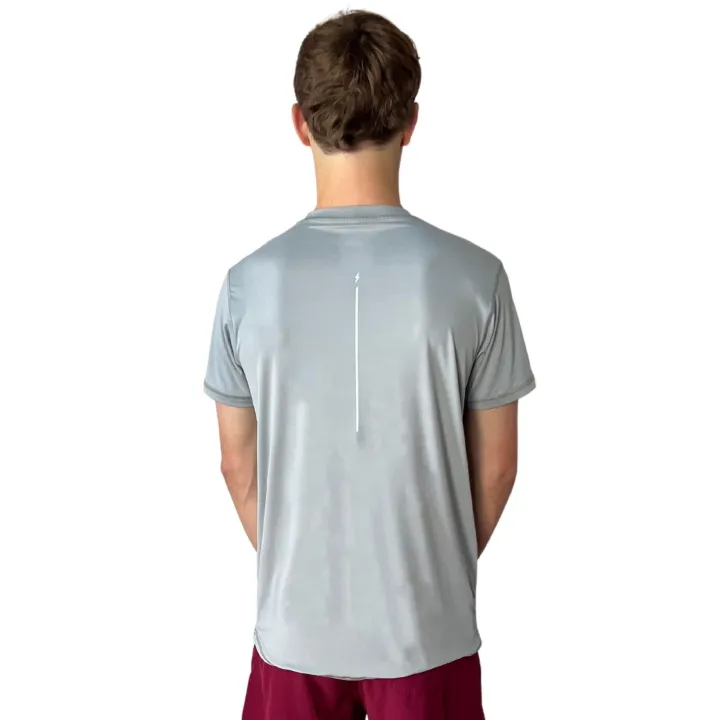 Outlet Short Sleeve Performance T-Shirt With Reflective Bolt Performance Tees