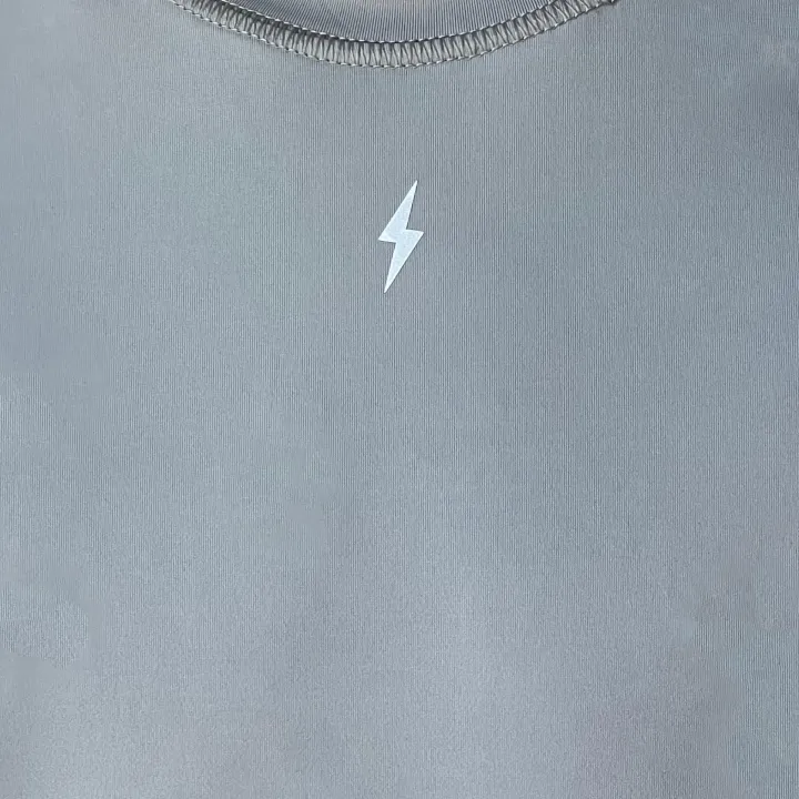 Outlet Short Sleeve Performance T-Shirt With Reflective Bolt Performance Tees