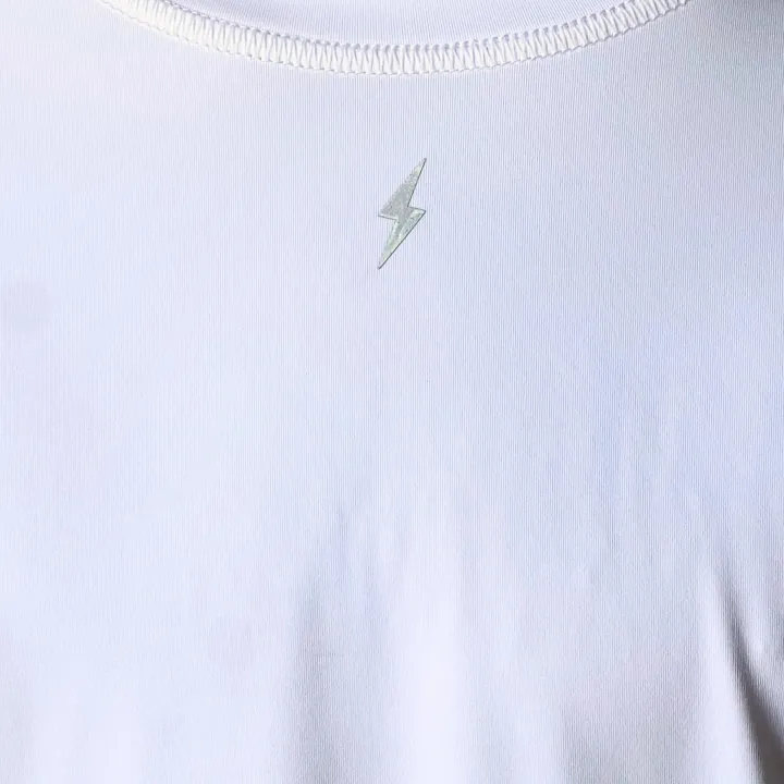 Hot Short Sleeve Performance T-Shirt With Reflective Bolt Performance Tees