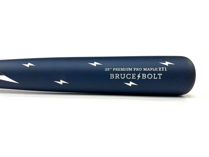 Online Stock Premium Pro "BOLTS & STRIPES" Wood Bat Stock Wood Bats