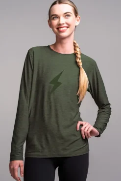 New Women's "BOLT" SuperSoft Long Sleeve Premium Tees