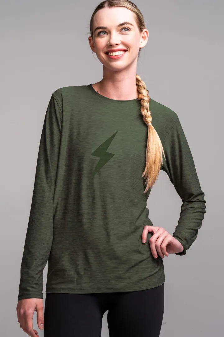 New Women's "BOLT" SuperSoft Long Sleeve Premium Tees